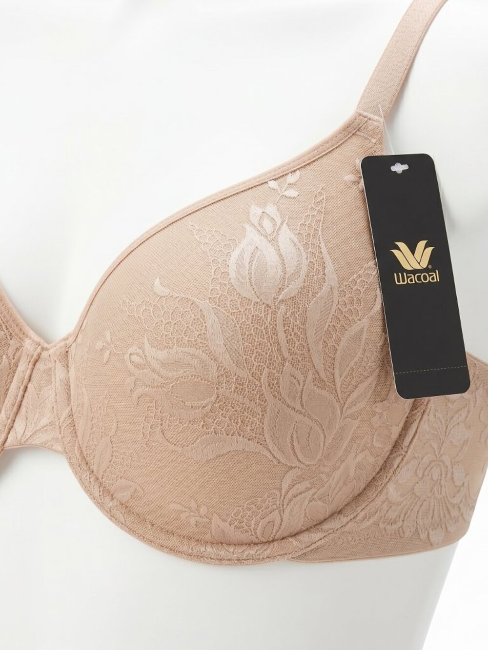 Wacoal 38DD Full Coverage Underwire Bra Nude 85357 NWT - Picture 3 of 5